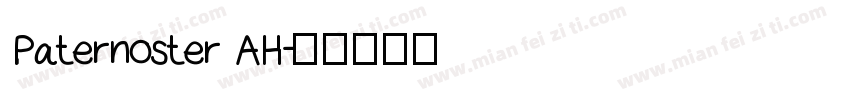 Paternoster AH字体转换